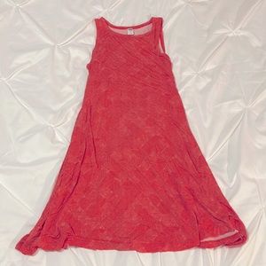 Coral dress